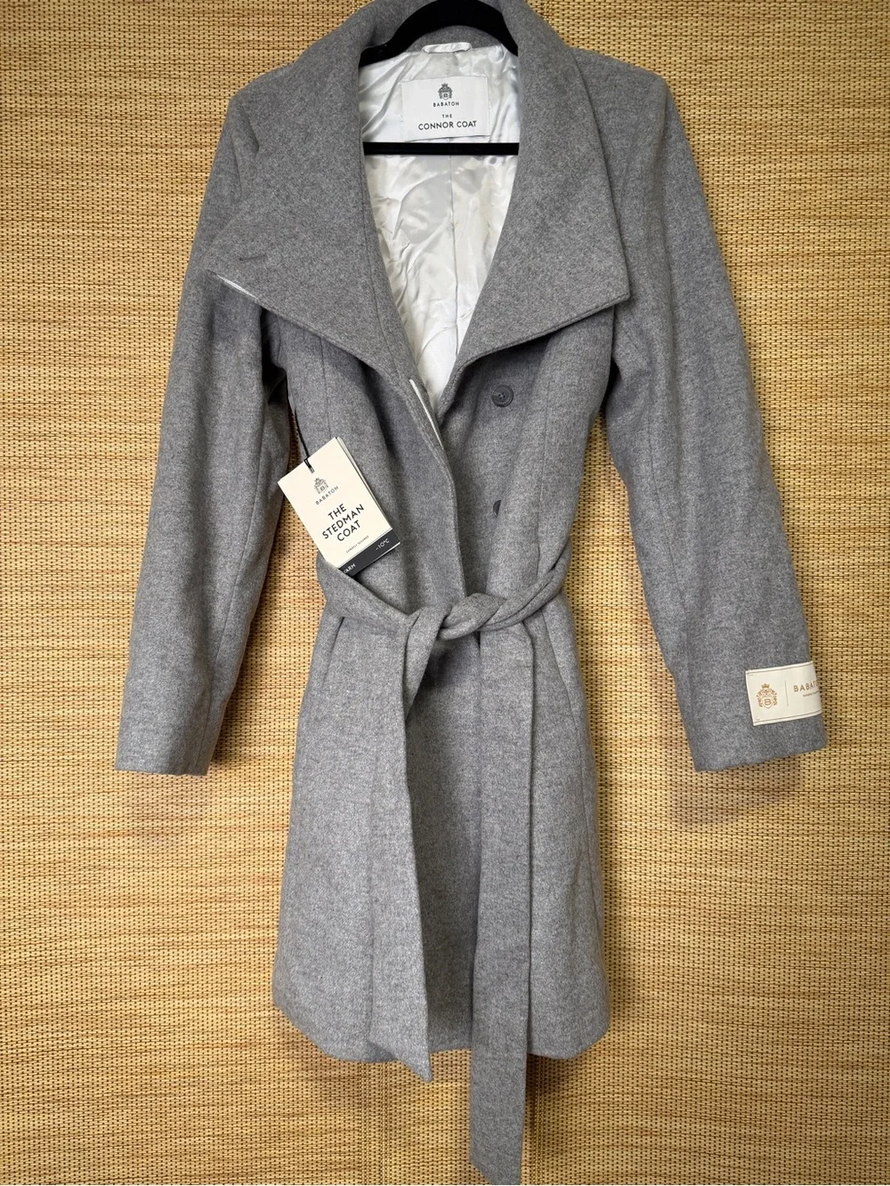 [Brand New] Aritzia Babaton Connor Coat in Light Gray - Picture 7 of 14